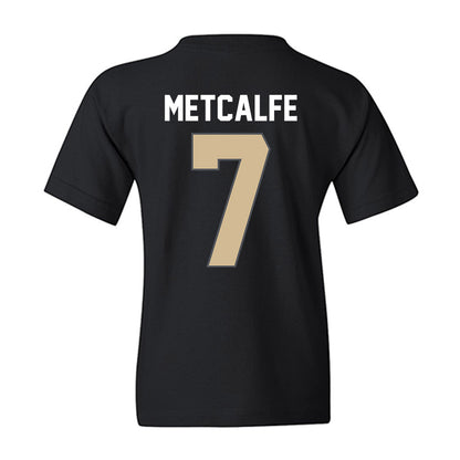Wake Forest - NCAA Women's Basketball : Savannah Metcalfe - Vintage Basketball Youth T-Shirt-1