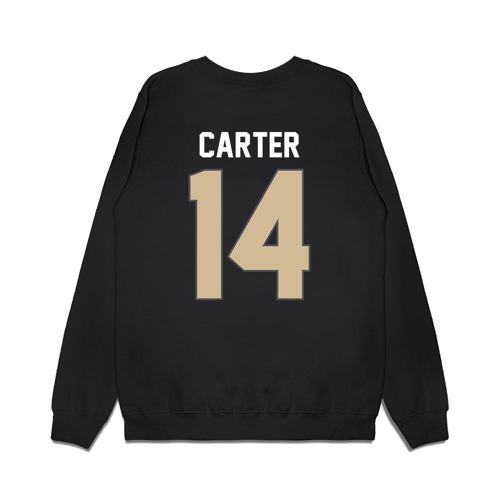 Wake Forest - NCAA Women's Basketball : Mary Carter - Vintage Basketball Premium Crewneck Sweatshirt-1