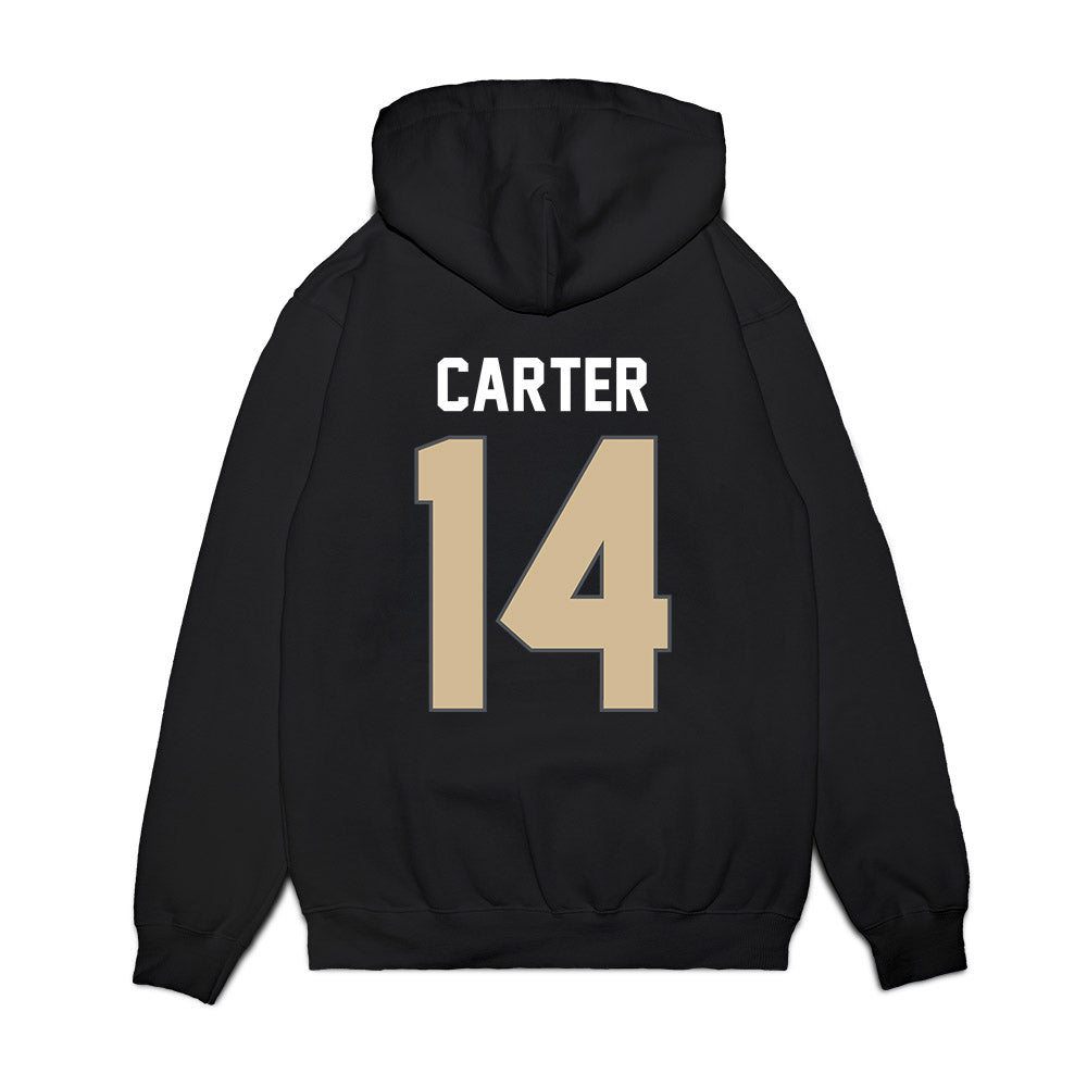 Wake Forest - NCAA Women's Basketball : Mary Carter - Vintage Basketball Premium Hooded Sweatshirt-1