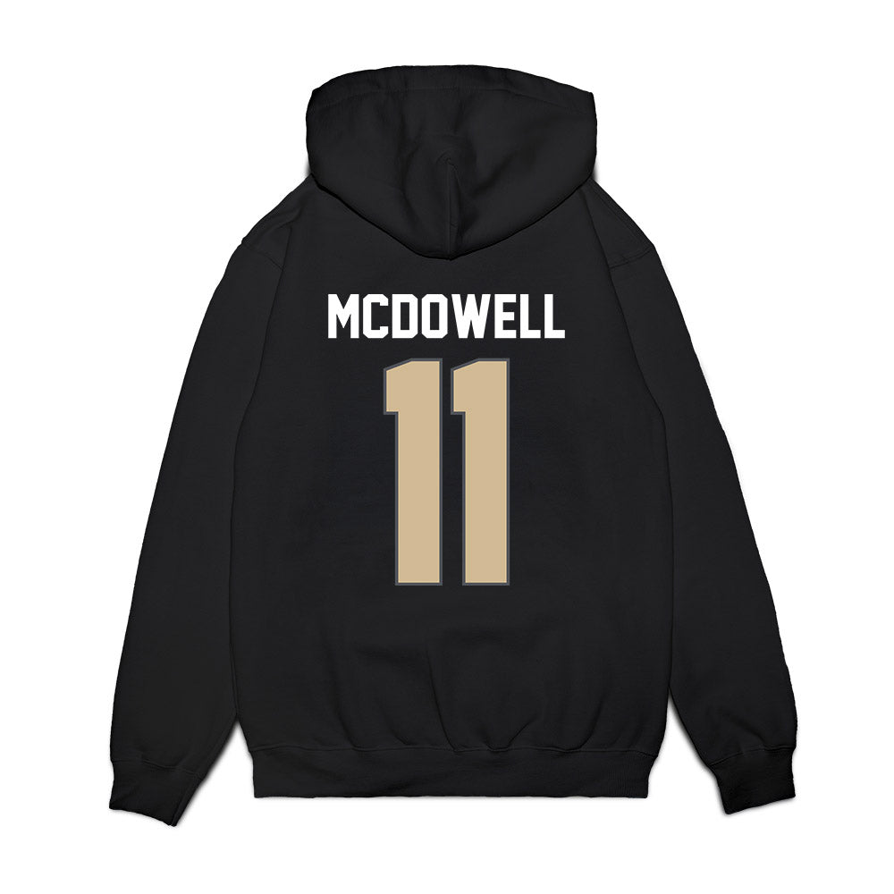 Wake Forest - NCAA Men's Basketball : Jamari McDowell - Vintage Basketball Premium Hooded Sweatshirt-1