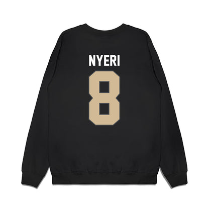 Wake Forest - NCAA Men's Basketball : Ring Nyeri - Vintage Basketball Premium Crewneck Sweatshirt-1