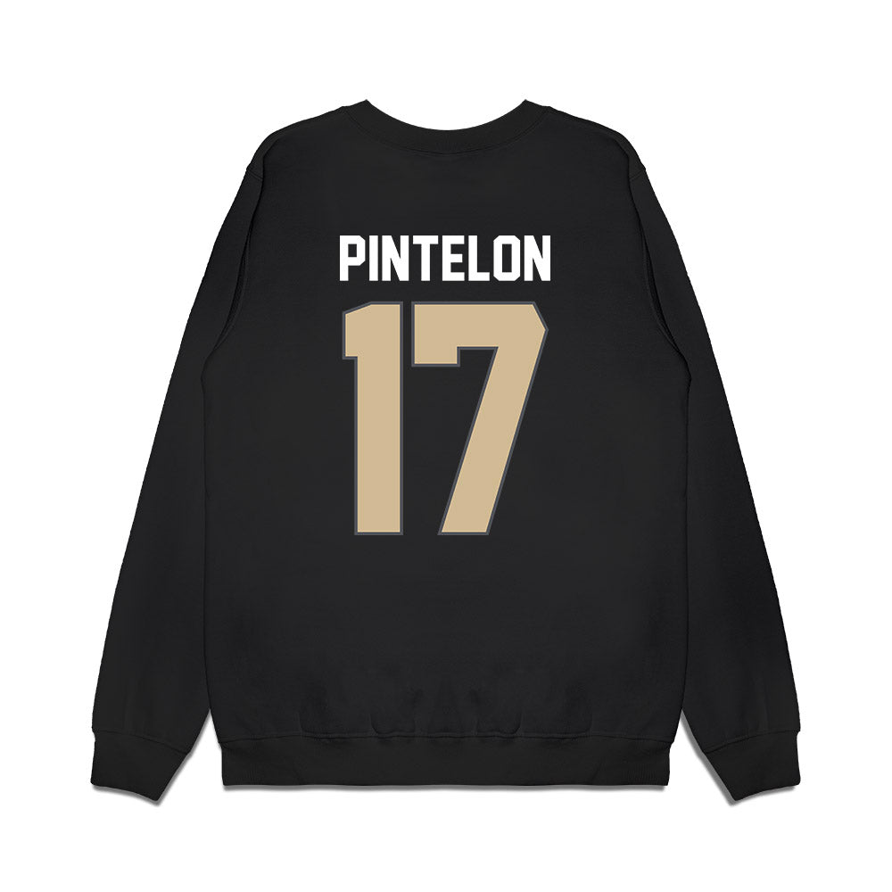 Wake Forest - NCAA Men's Basketball : Xander Pintelon - Vintage Basketball Premium Crewneck Sweatshirt-1