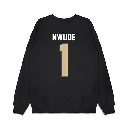 Wake Forest - NCAA Women's Basketball : Adora Nwude - Vintage Basketball Premium Crewneck Sweatshirt-1