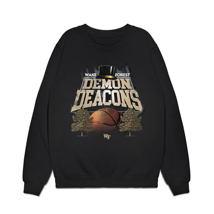 Wake Forest - NCAA Women's Basketball : Mary Carter - Vintage Basketball Premium Crewneck Sweatshirt-0