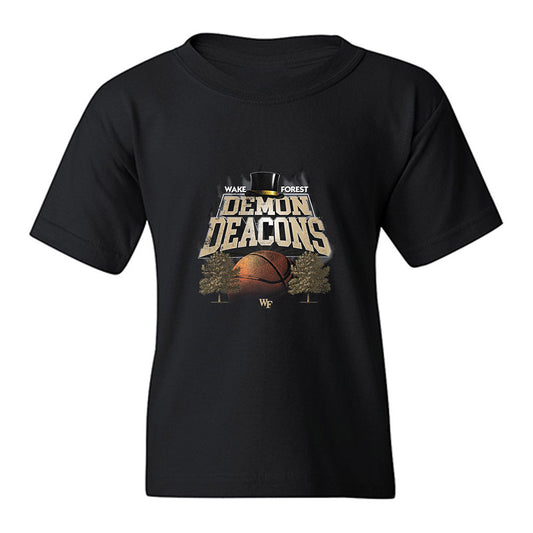 Wake Forest - NCAA Men's Basketball : Daivien Williamson - Vintage Basketball Youth T-Shirt-0