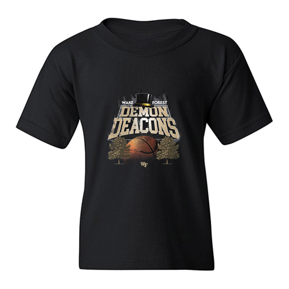 Wake Forest - NCAA Women's Basketball : Opal Bird - Vintage Basketball Youth T-Shirt-0