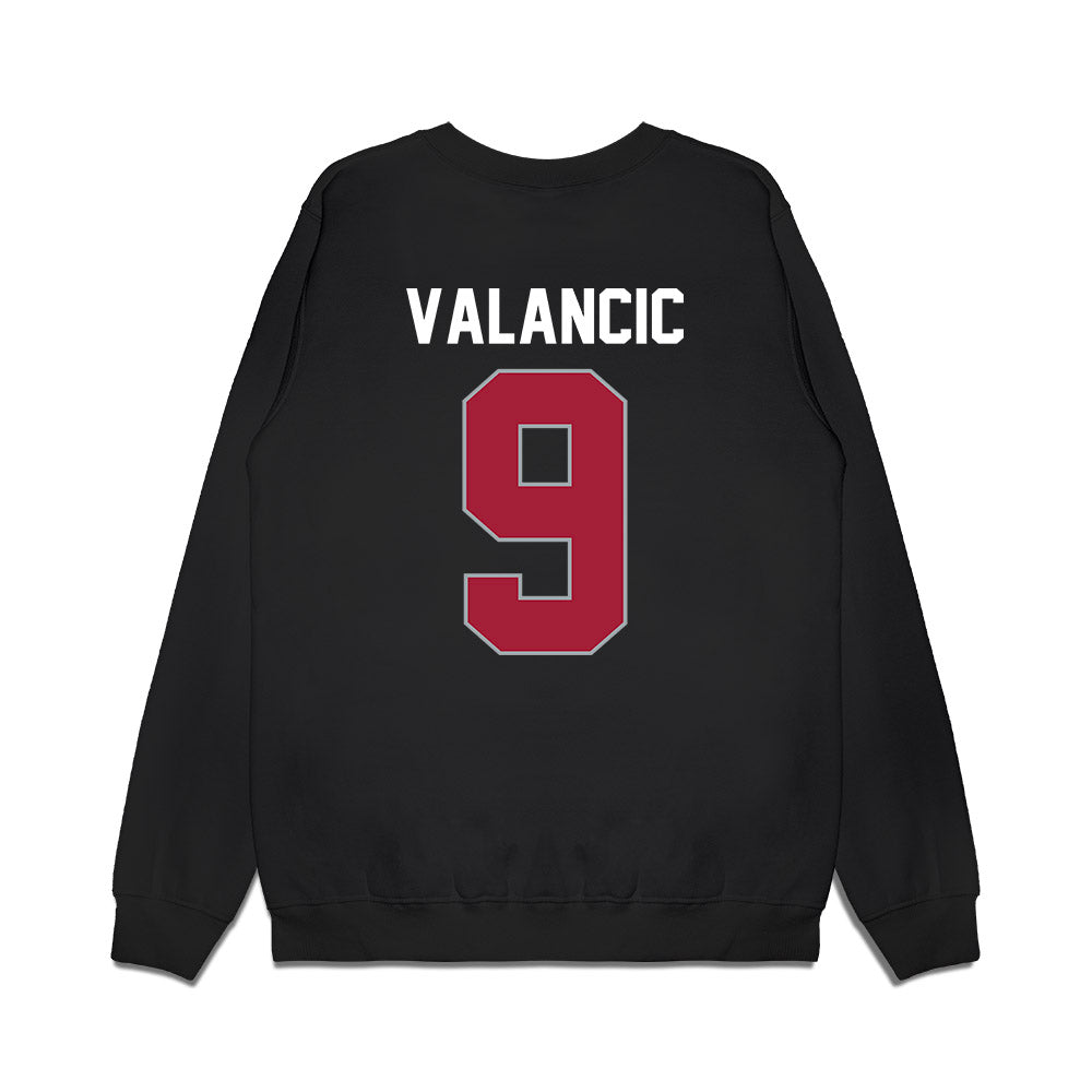 WSU - NCAA Women's Basketball : Tanja Valancic - Cougars Shersey Premium Crewneck Sweatshirt-1