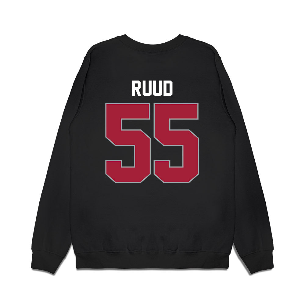 WSU - NCAA Women's Basketball : Malia Ruud - Cougars Shersey Premium Crewneck Sweatshirt-1