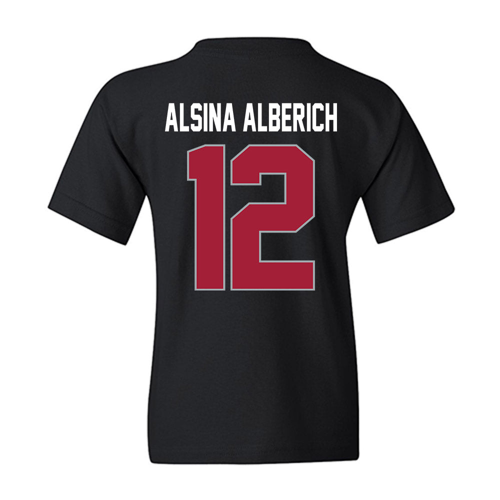 WSU - NCAA Women's Basketball : Marta Alsina Alberich - Cougars Shersey Youth T-Shirt-1