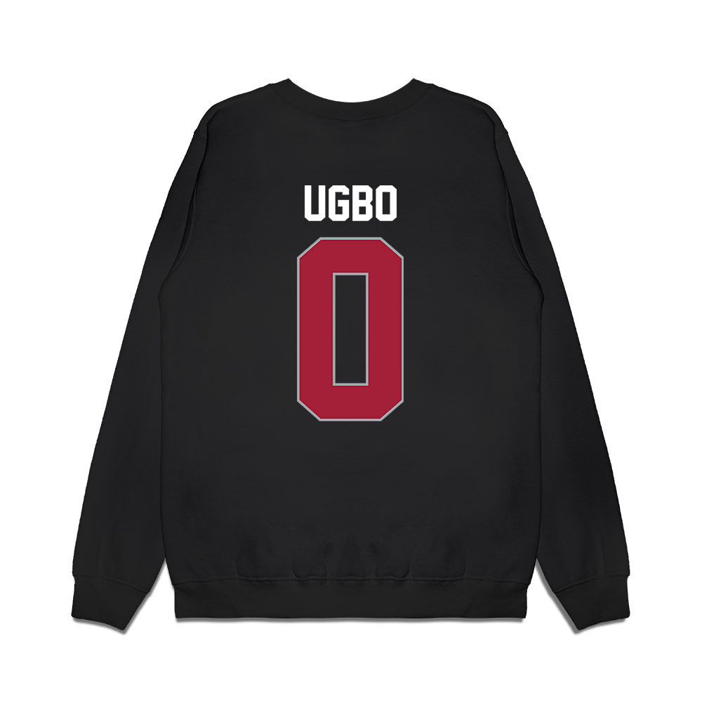 WSU - NCAA Men's Basketball : Emmanuel Ugbo - Cougars Shersey Premium Crewneck Sweatshirt-1
