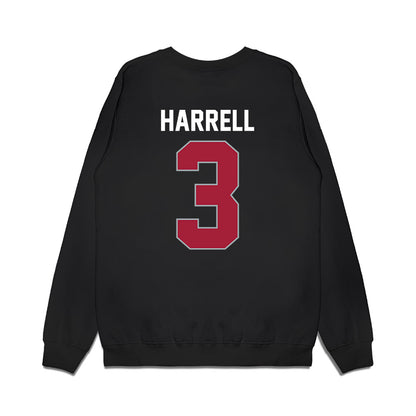 WSU - NCAA Men's Basketball : Jaylen Harrell - Cougars Shersey Premium Crewneck Sweatshirt-1