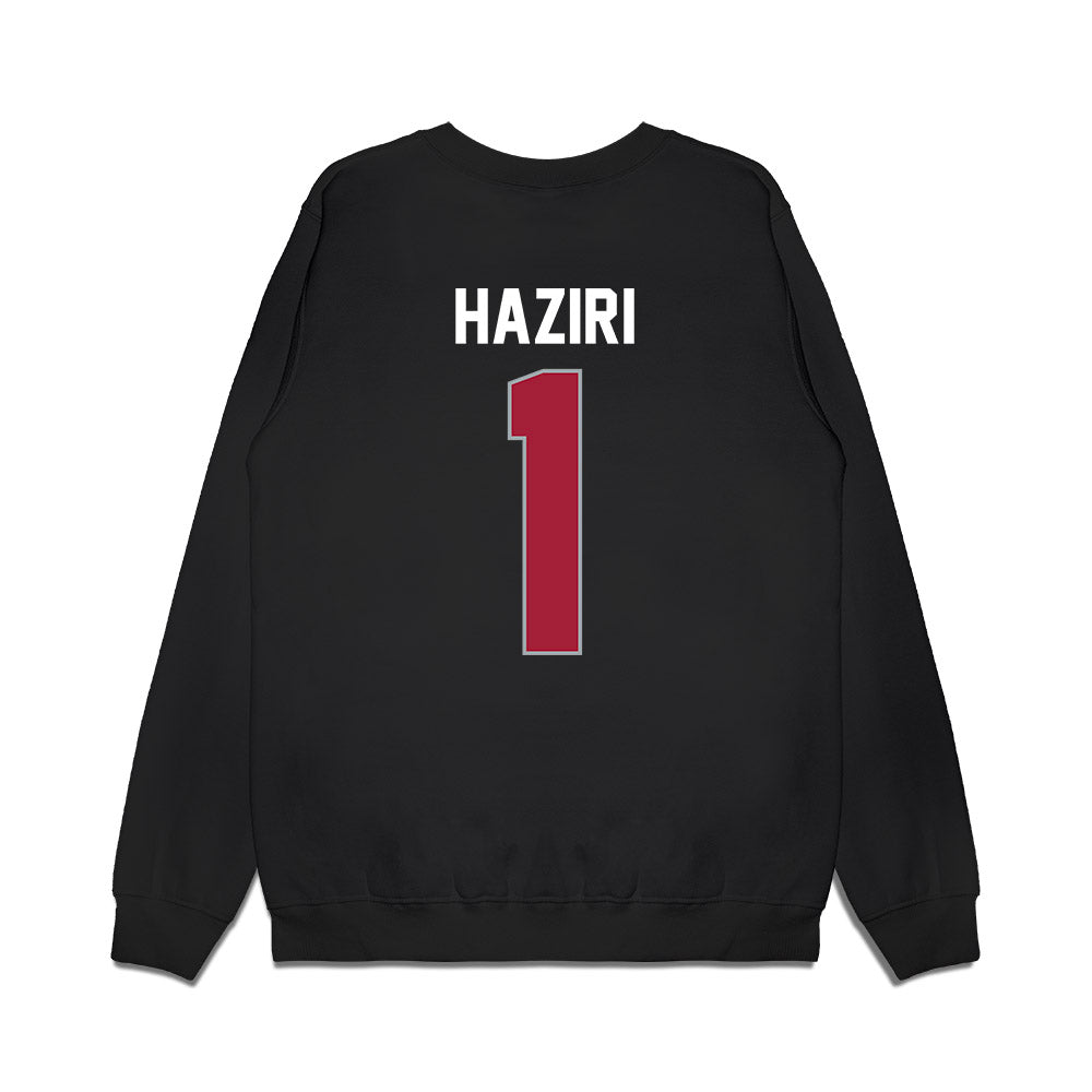 WSU - NCAA Women's Basketball : Malvina Haziri - Cougars Shersey Premium Crewneck Sweatshirt-1