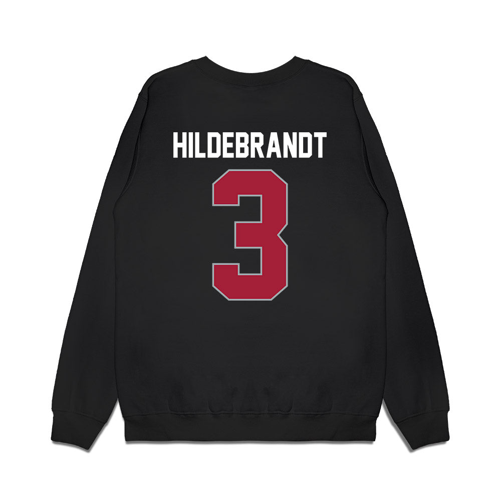 WSU - NCAA Men's Basketball : Simon Hildebrandt - Cougars Shersey Premium Crewneck Sweatshirt-1