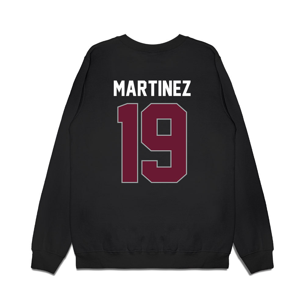 Texas A&M - NCAA Men's Basketball : Eemil Martinez - Sports Shersey Premium Crewneck Sweatshirt-1