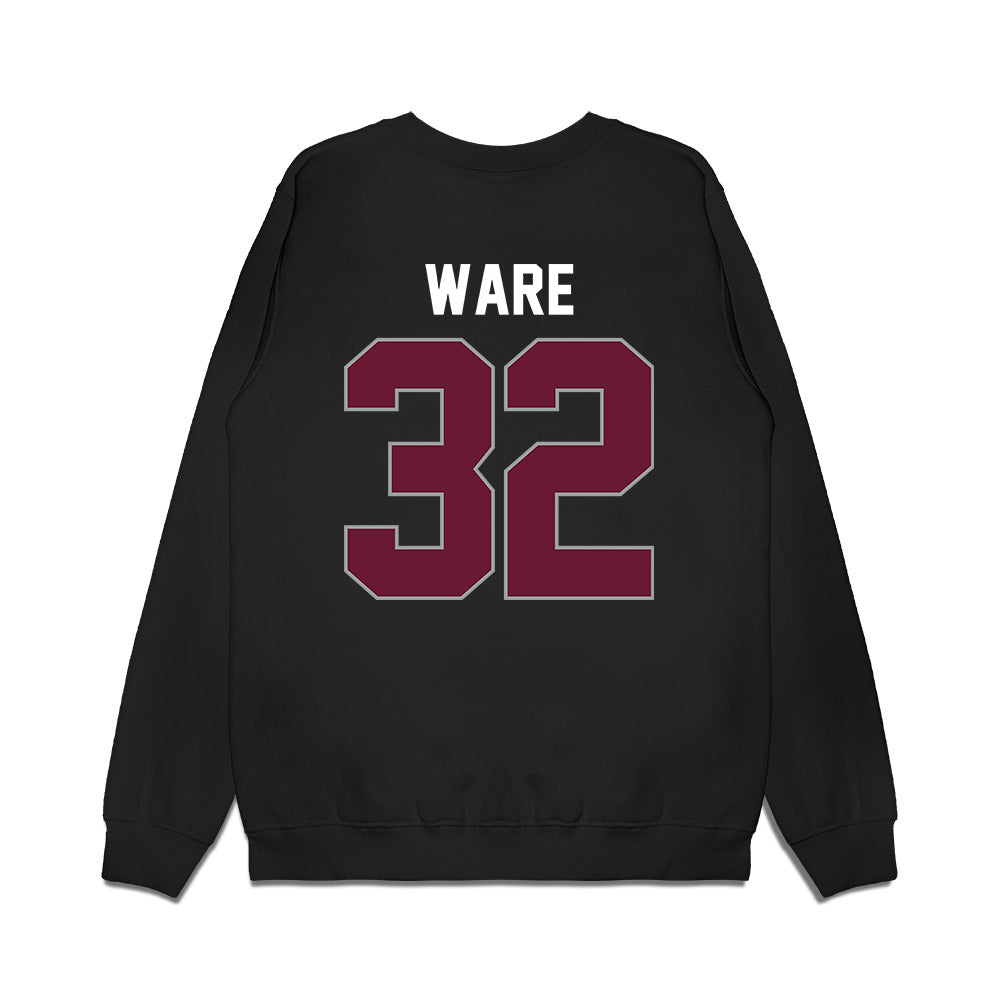 Texas A&M - NCAA Women's Basketball : Lauren Ware - Vintage Shersey Premium Crewneck Sweatshirt-1