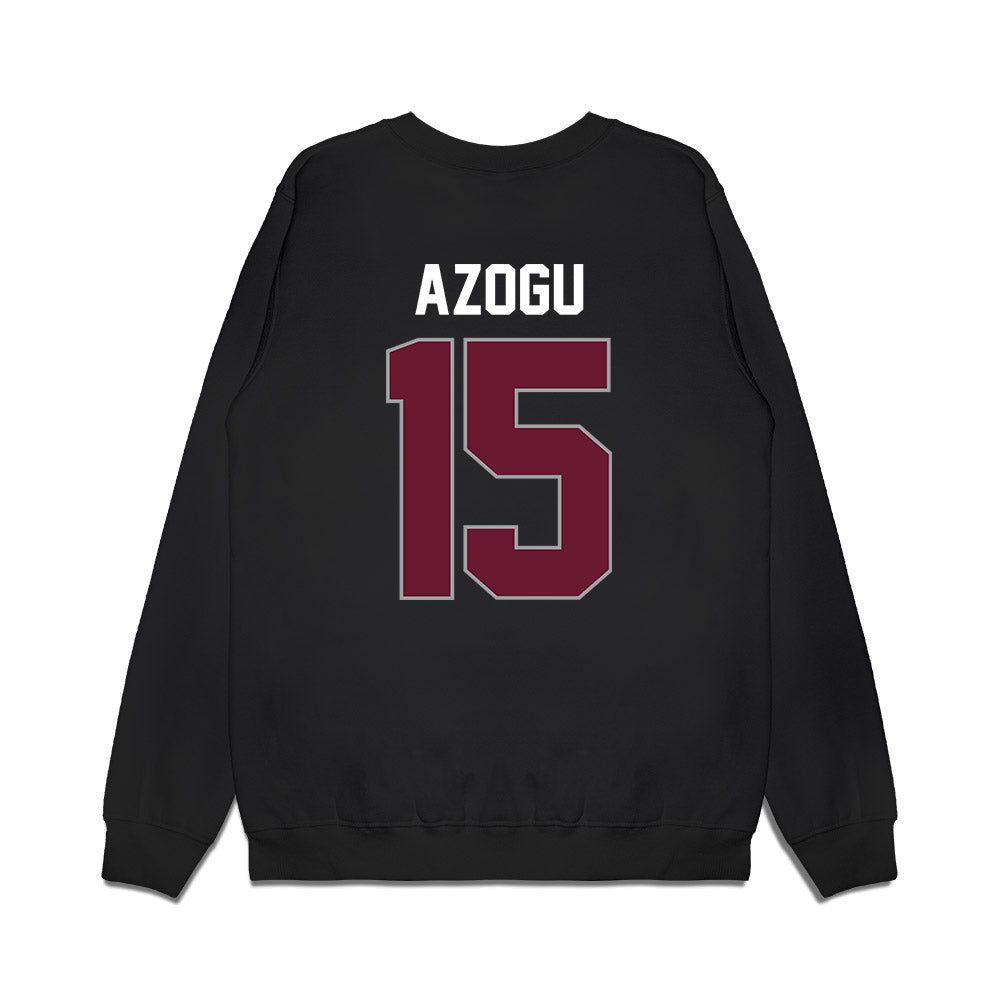 Texas A&M - NCAA Women's Basketball : Faa Azogu - Vintage Shersey Premium Crewneck Sweatshirt-1