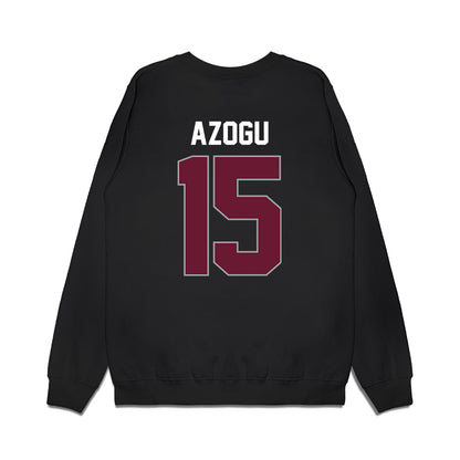 Texas A&M - NCAA Women's Basketball : Faa Azogu - Vintage Shersey Premium Crewneck Sweatshirt-1