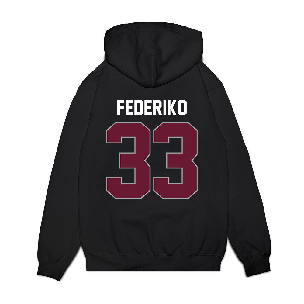 Texas A&M - NCAA Men's Basketball : Federiko Federiko - Vintage Shersey Premium Hooded Sweatshirt-1