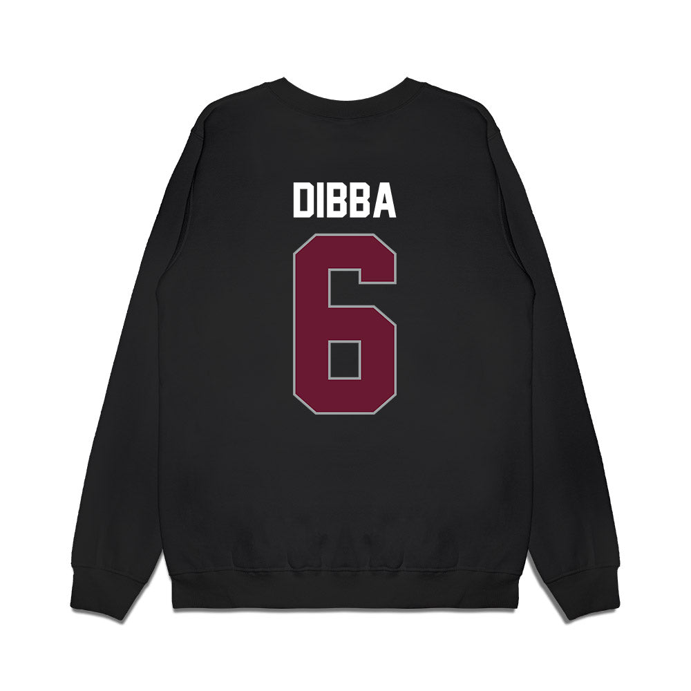 Texas A&M - NCAA Men's Basketball : Ali Dibba - Sports Shersey Premium Crewneck Sweatshirt-1