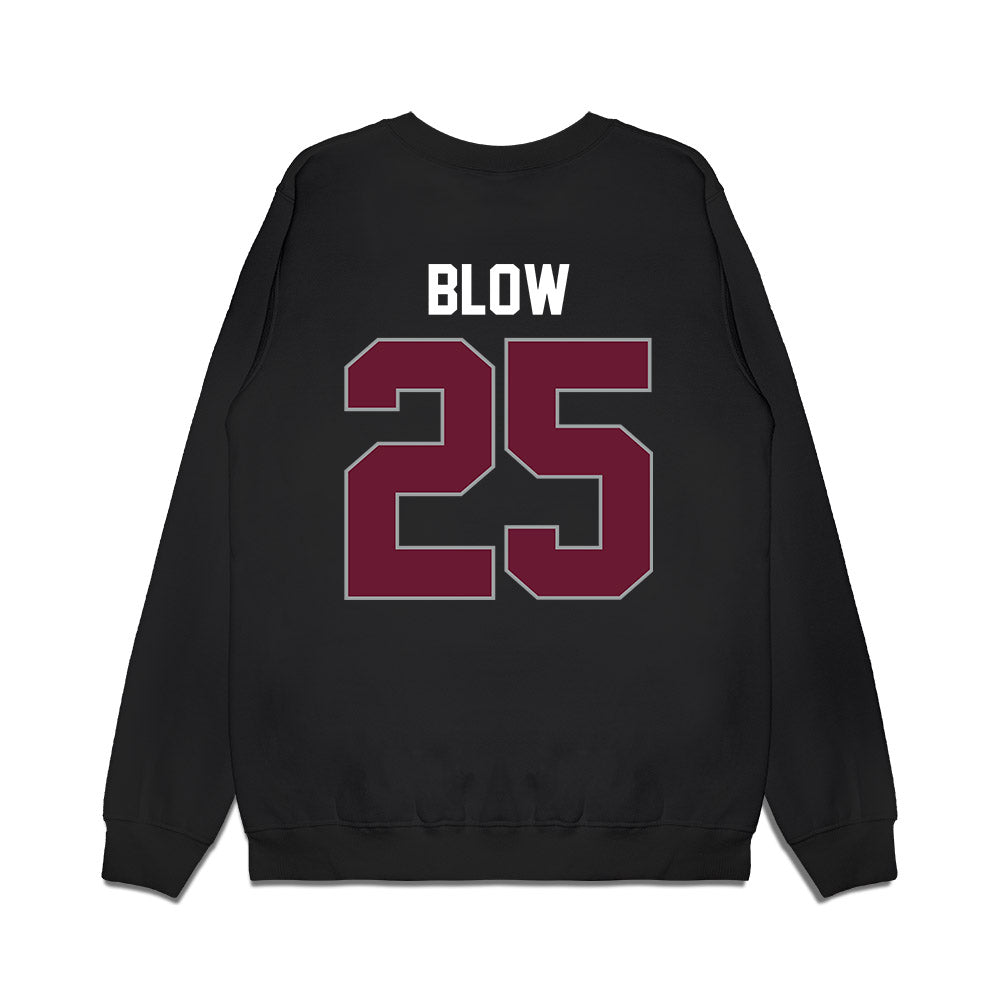 Texas A&M - NCAA Women's Basketball : Salese Blow - Vintage Shersey Premium Crewneck Sweatshirt-1