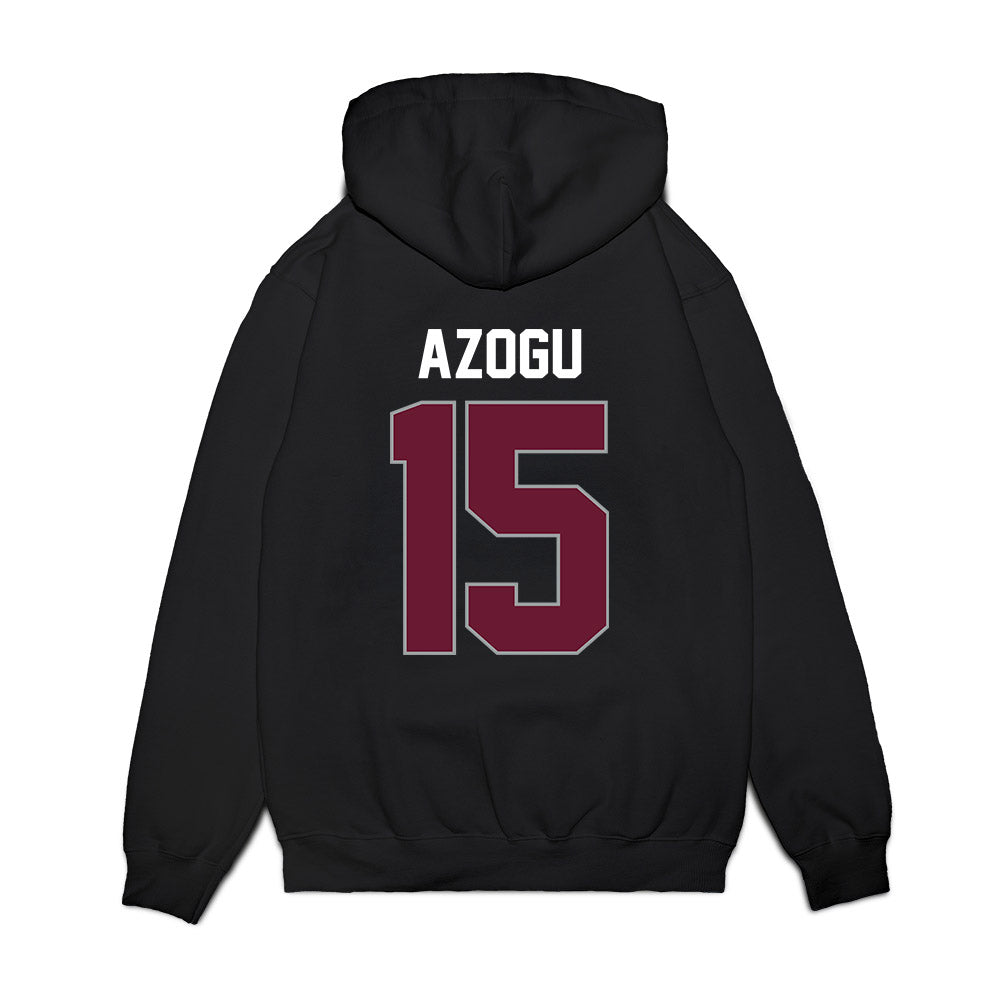 Texas A&M - NCAA Women's Basketball : Faa Azogu - Vintage Shersey Premium Hooded Sweatshirt-1