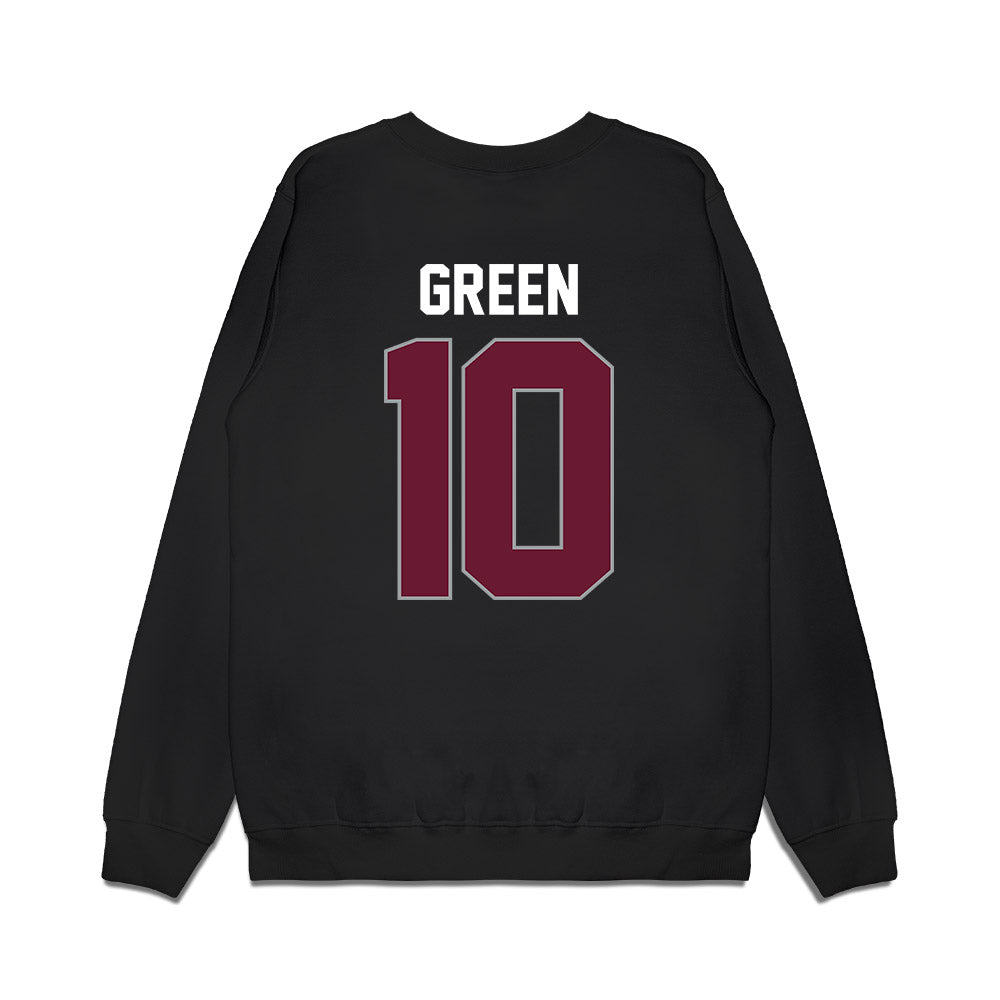 Texas A&M - NCAA Men's Basketball : Jeremiah Green - Vintage Shersey Premium Crewneck Sweatshirt-1