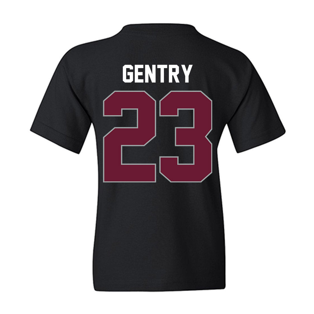 Texas A&M - NCAA Women's Basketball : Gianna Gentry - Vintage Shersey Youth T-Shirt-1