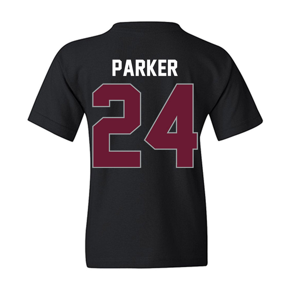 Texas A&M - NCAA Women's Basketball : Emerald Parker - Vintage Shersey Youth T-Shirt-1