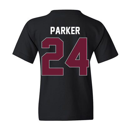 Texas A&M - NCAA Women's Basketball : Emerald Parker - Vintage Shersey Youth T-Shirt-1