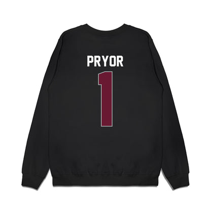 Texas A&M - NCAA Women's Basketball : Ny'Ceara Pryor - Vintage Shersey Premium Crewneck Sweatshirt-1