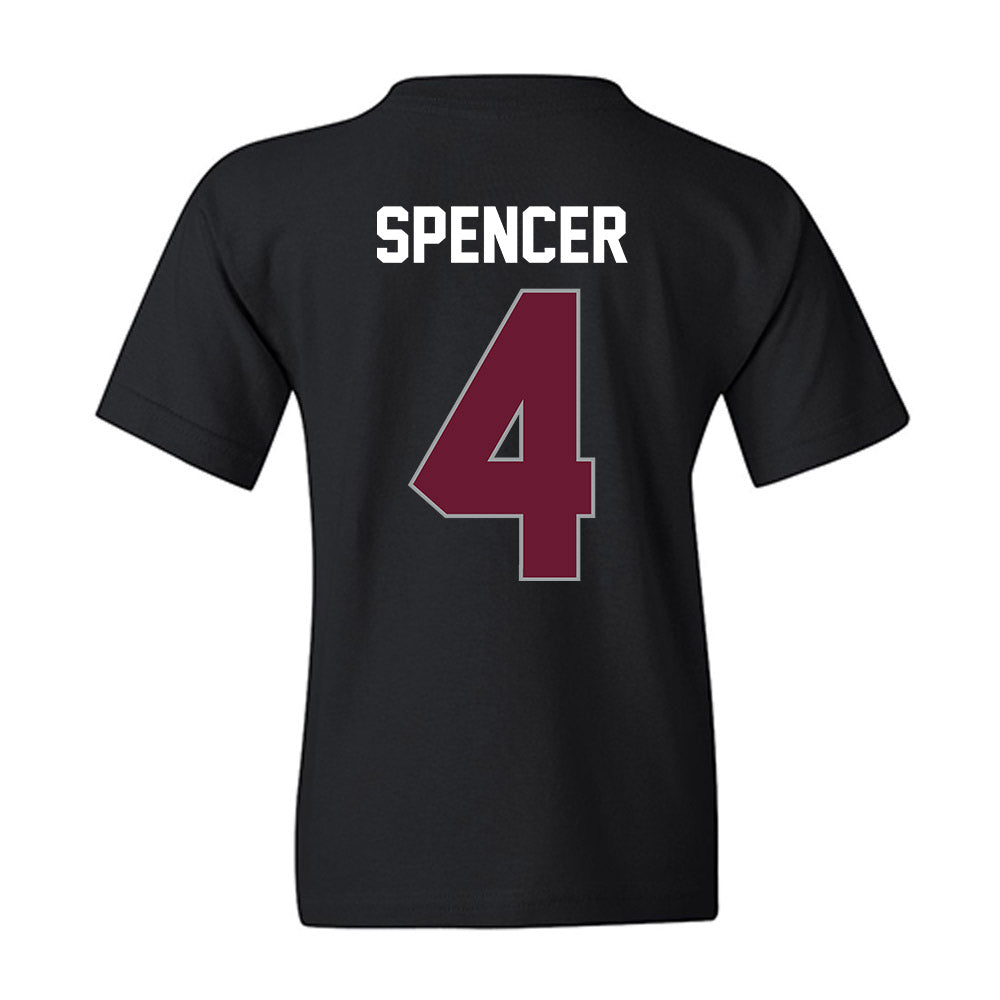Texas A&M - NCAA Women's Basketball : Chaney Spencer - Vintage Shersey Youth T-Shirt-1