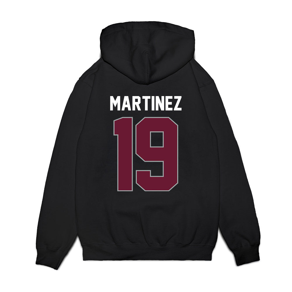 Texas A&M - NCAA Men's Basketball : Eemil Martinez - Vintage Shersey Premium Hooded Sweatshirt-1