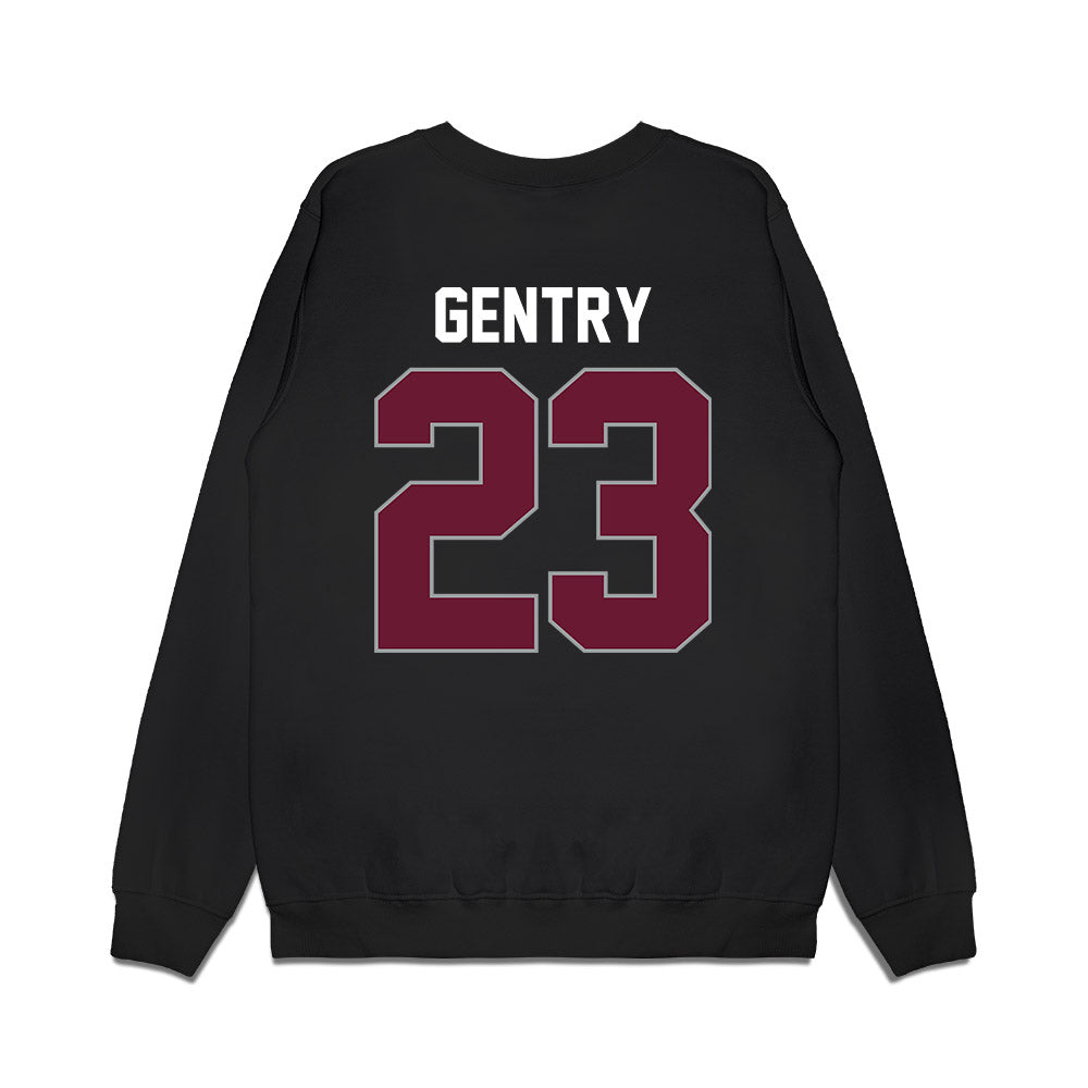 Texas A&M - NCAA Women's Basketball : Gianna Gentry - Vintage Shersey Premium Crewneck Sweatshirt-1