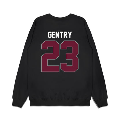 Texas A&M - NCAA Women's Basketball : Gianna Gentry - Vintage Shersey Premium Crewneck Sweatshirt-1