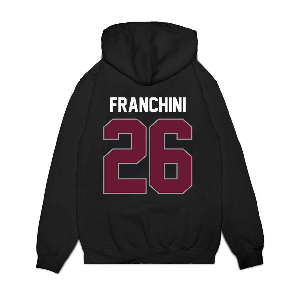 Texas A&M - NCAA Women's Basketball : Anita Franchini - Vintage Shersey Premium Hooded Sweatshirt-1