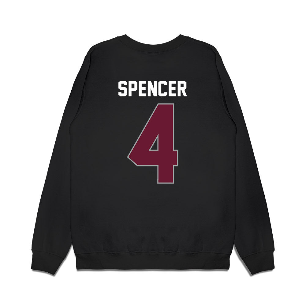 Texas A&M - NCAA Women's Basketball : Chaney Spencer - Vintage Shersey Premium Crewneck Sweatshirt-1