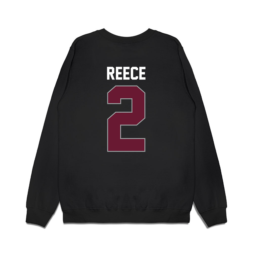 Texas A&M - NCAA Men's Basketball : Jalen Reece - Vintage Shersey Premium Crewneck Sweatshirt-1