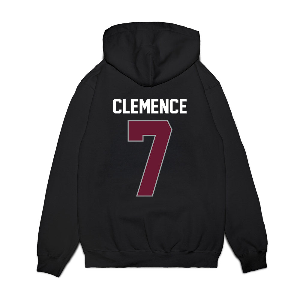 Texas A&M - NCAA Men's Basketball : Zach Clemence - Vintage Shersey Premium Hooded Sweatshirt-1