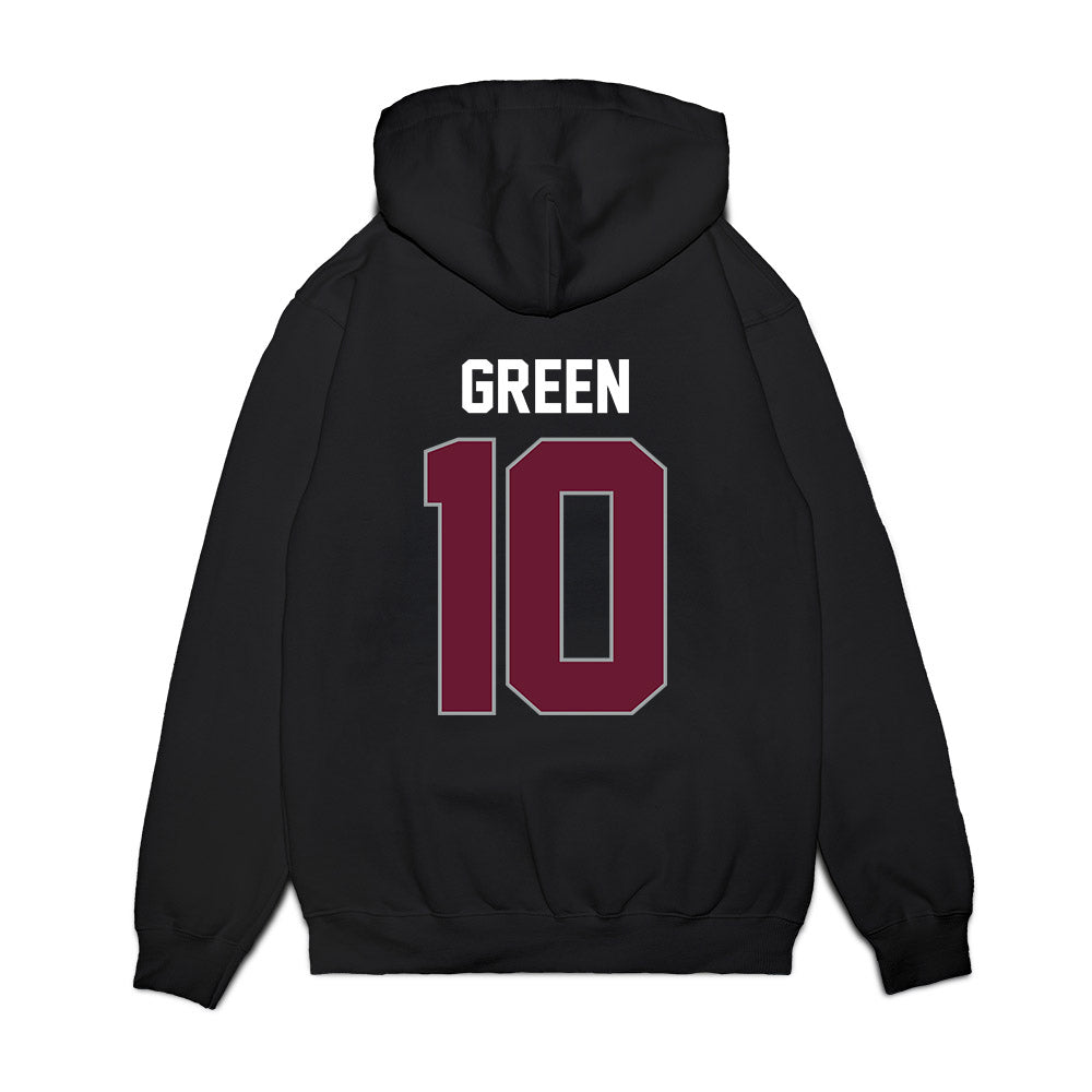 Texas A&M - NCAA Men's Basketball : Jeremiah Green - Vintage Shersey Premium Hooded Sweatshirt-1