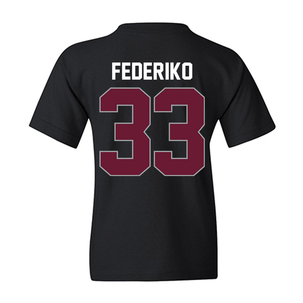 Texas A&M - NCAA Men's Basketball : Federiko Federiko - Vintage Shersey Youth T-Shirt-1
