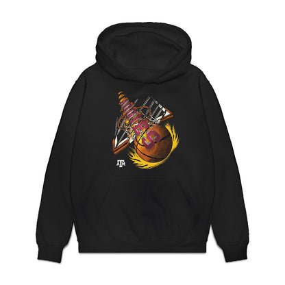 Texas A&M - NCAA Men's Basketball : Eemil Martinez - Vintage Shersey Premium Hooded Sweatshirt-0