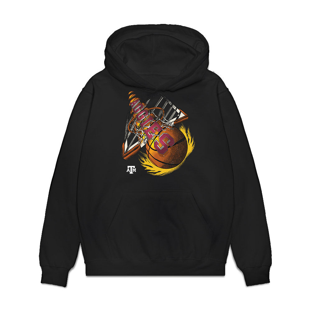 Texas A&M - NCAA Women's Basketball : Vanessa Saidu - Vintage Shersey Premium Hooded Sweatshirt-0