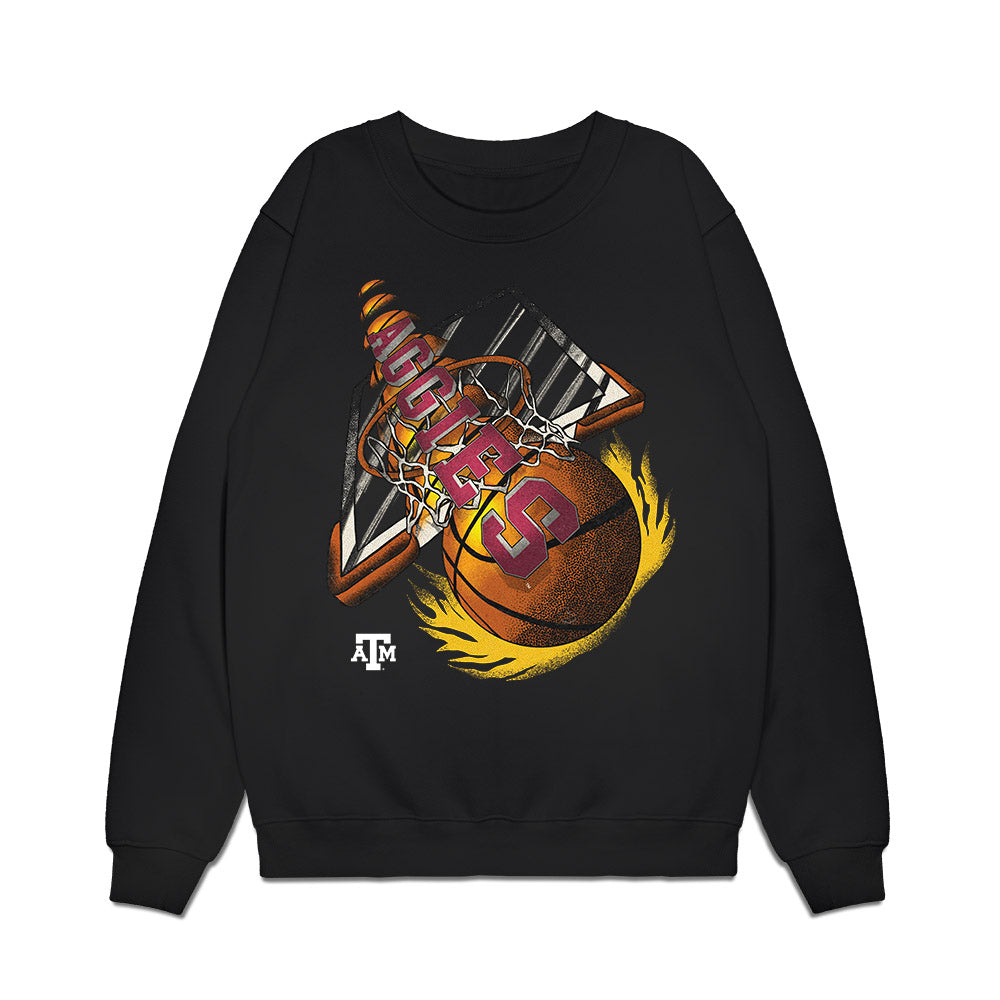 Texas A&M - NCAA Women's Basketball : Chaney Spencer - Vintage Shersey Premium Crewneck Sweatshirt-0