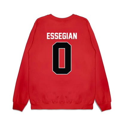 Nebraska - NCAA Men's Basketball : Connor Essegian - Vintage Basketball Premium Crewneck Sweatshirt-1