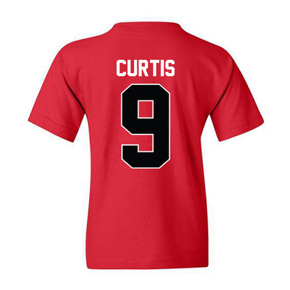 Nebraska - NCAA Men's Basketball : Leo Curtis - Vintage Basketball Youth T-Shirt-1