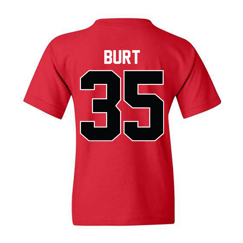 Nebraska - NCAA Men's Basketball : Henry Burt - Vintage Basketball Youth T-Shirt-1