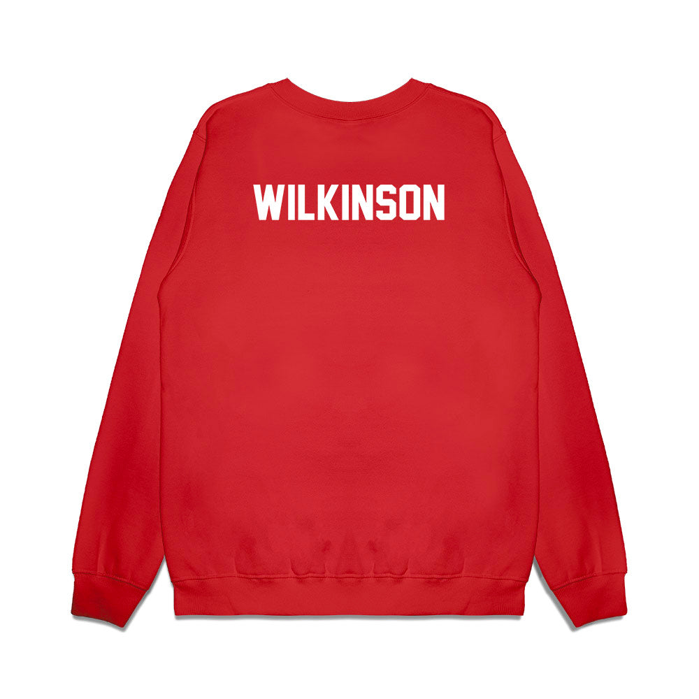 Nebraska - NCAA Men's Basketball : Damon Wilkinson - Vintage Basketball Premium Crewneck Sweatshirt-1