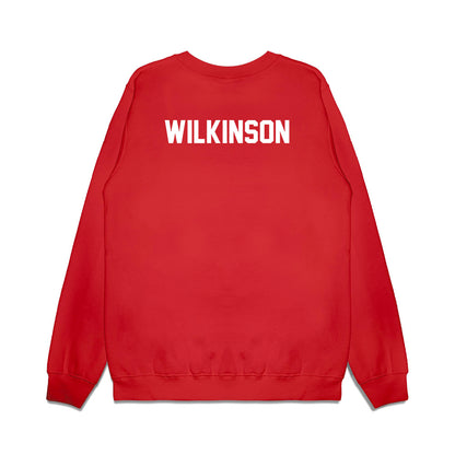 Nebraska - NCAA Men's Basketball : Damon Wilkinson - Vintage Basketball Premium Crewneck Sweatshirt-1