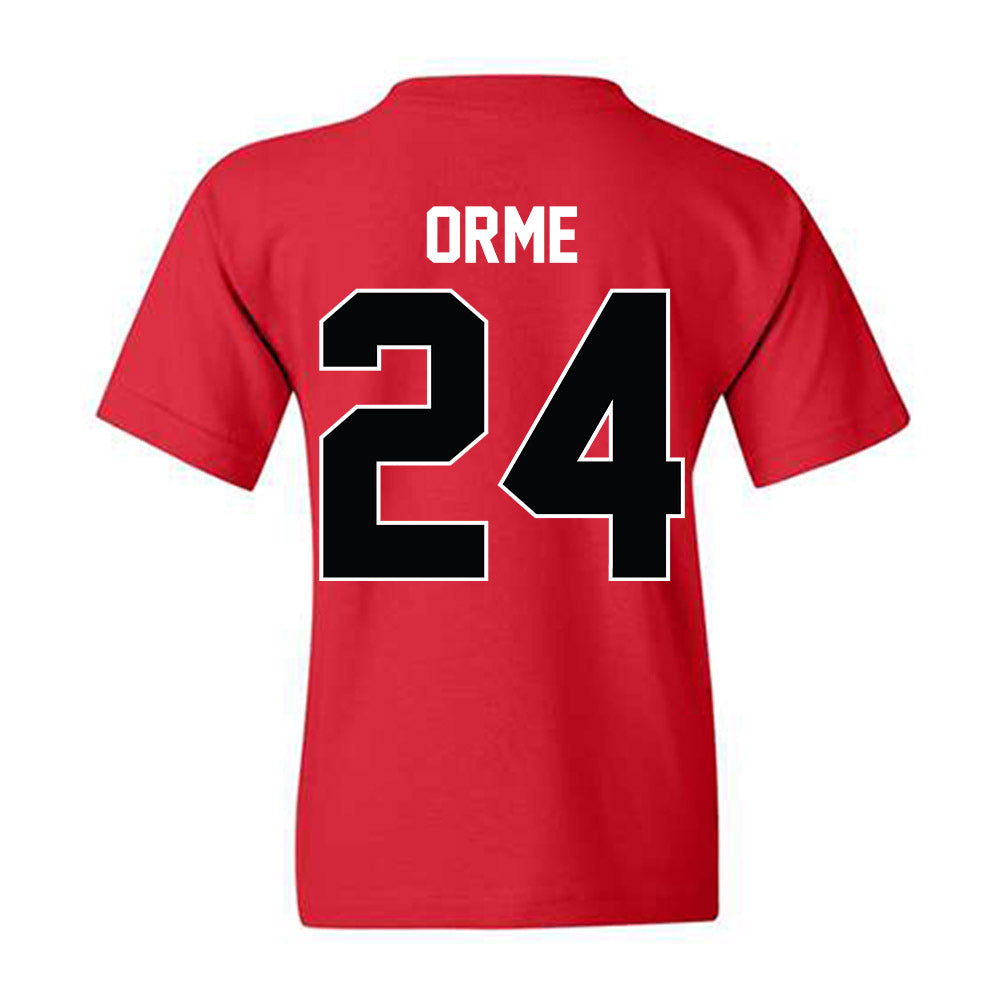 Nebraska - NCAA Men's Basketball : Sam Orme - Vintage Basketball Youth T-Shirt-1