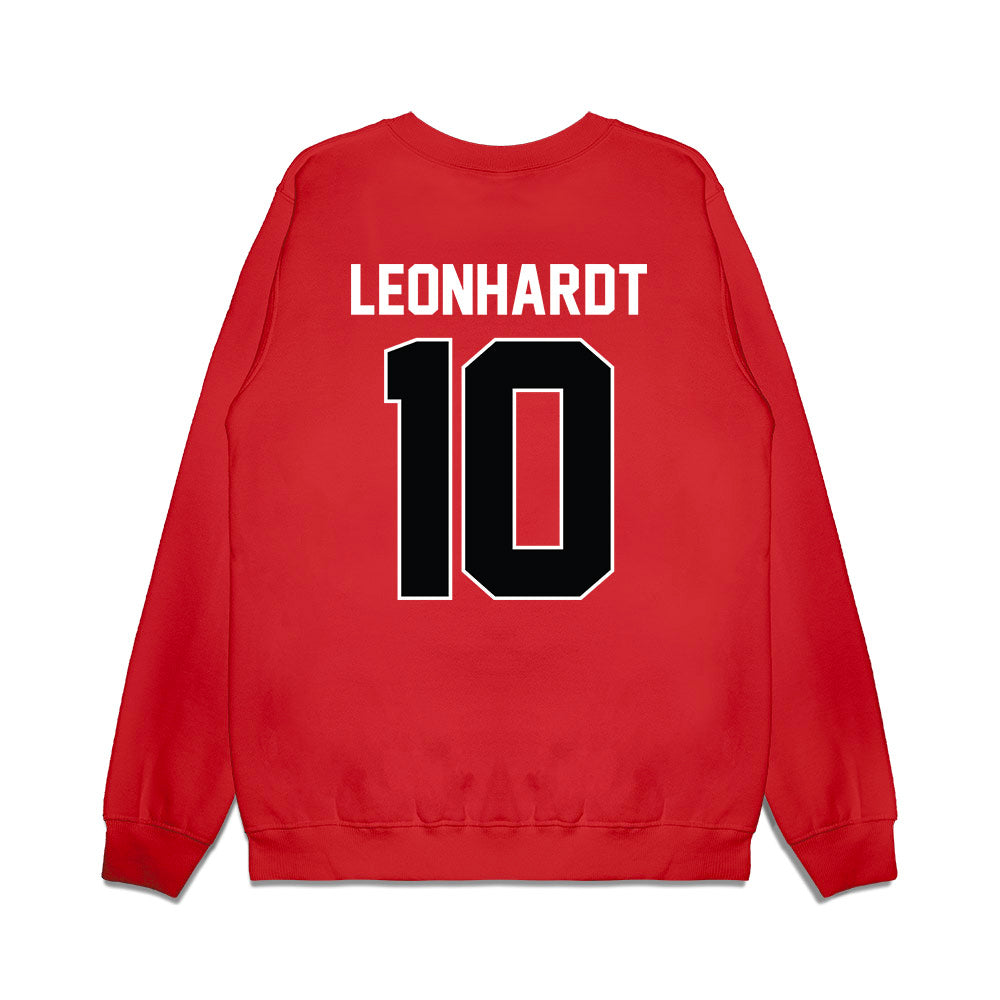 Nebraska - NCAA Men's Basketball : Trevan Leonhardt - Vintage Basketball Premium Crewneck Sweatshirt-1